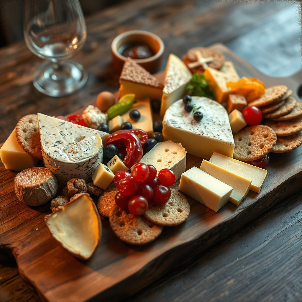 Decadent Cheese Platter in Dutch Still Life Style