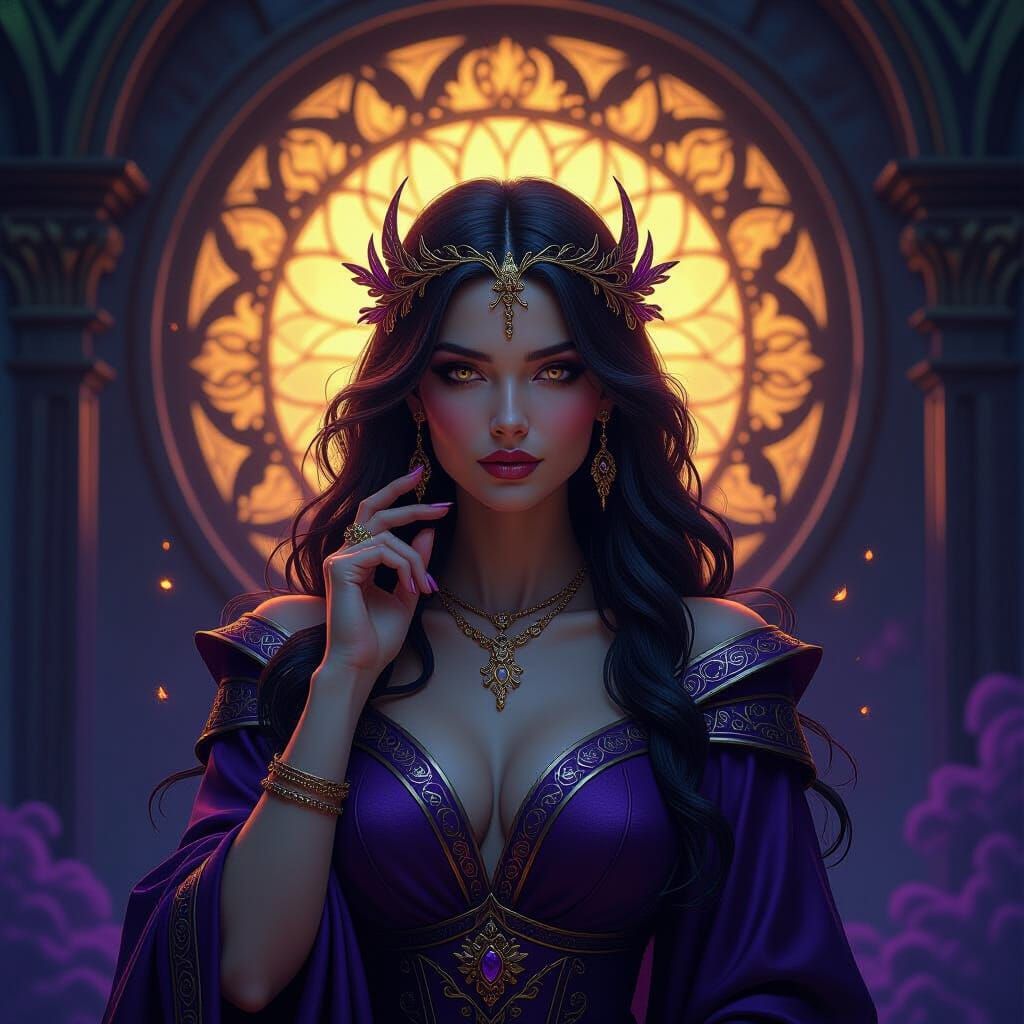 Dark Fantasy Concept Art in Volumetric Lighting