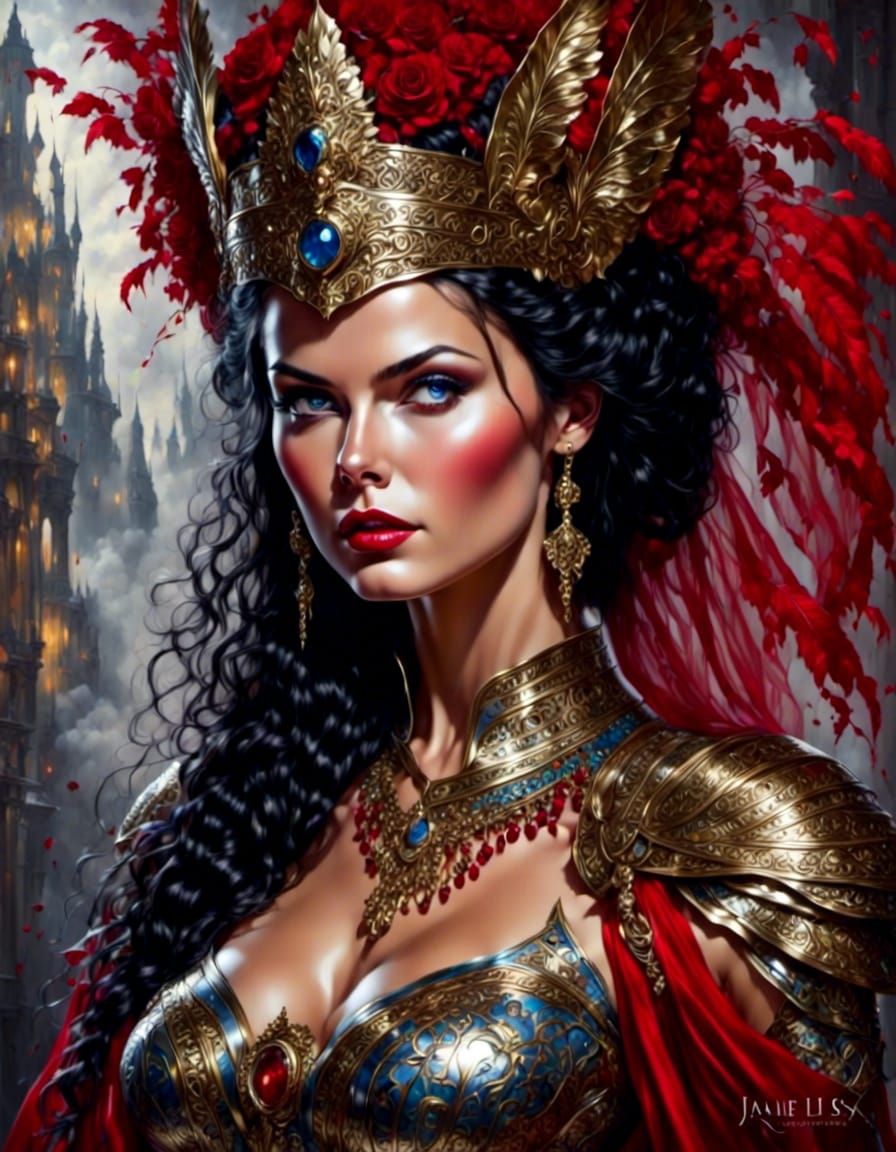 Detailed Portrait of Lady Sif by Jose Royo