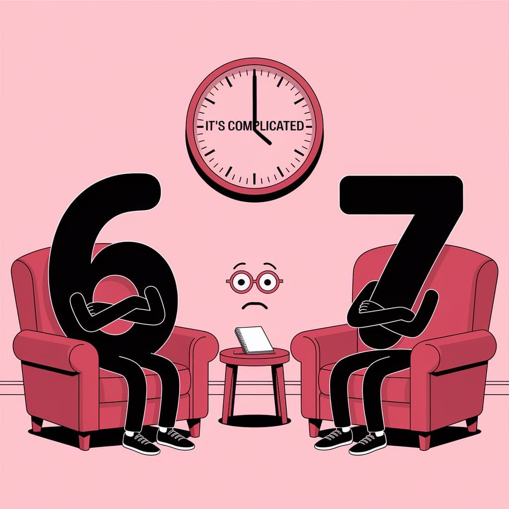 Humorous Meme of Numbers in Therapy Session