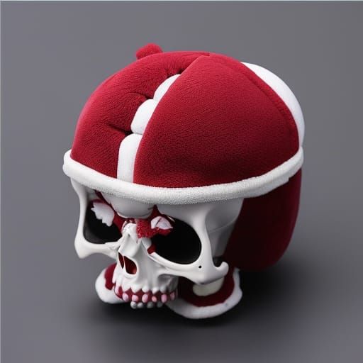 Anatomical Brain Plushie in Biopunk Style