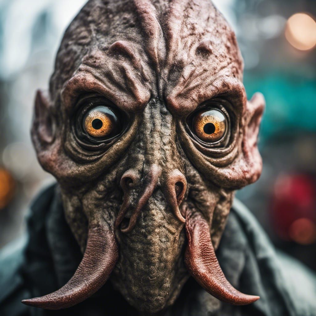 Lovecraftian Fish Abomination with Innsmouth Look