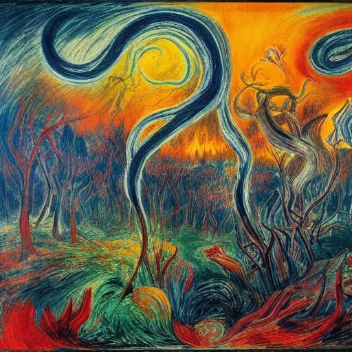 Eerie Forest: Werewolves, Vampires, and Northern Lights