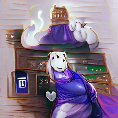 AI Image of Toriel