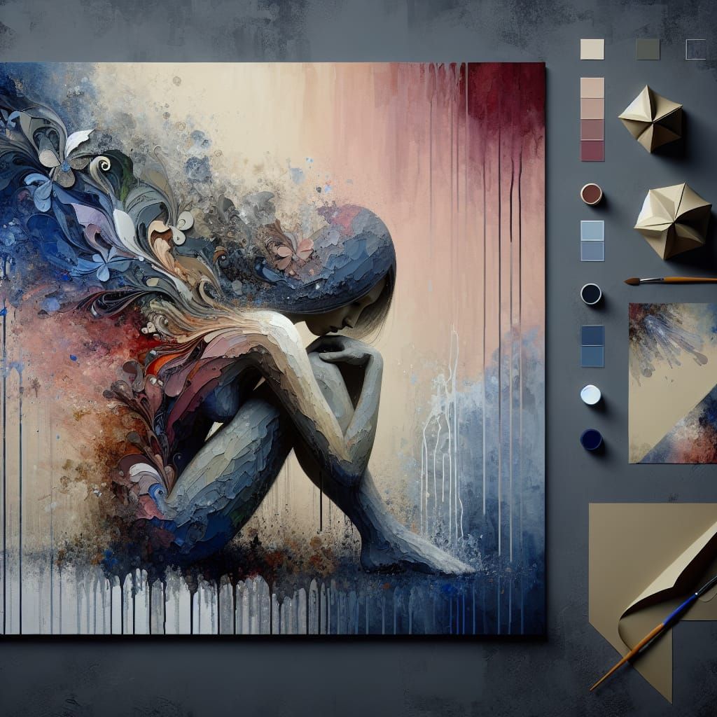 Portrait of Sorrow, a work in progress