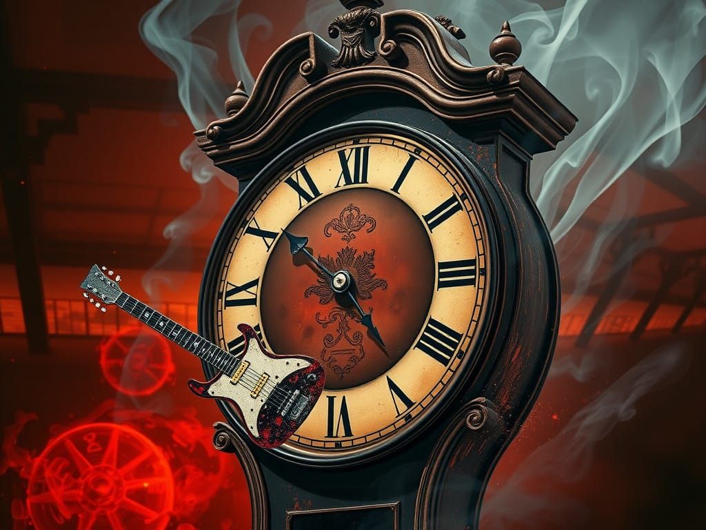 Twisted Time in Turbulent Crimson Haze