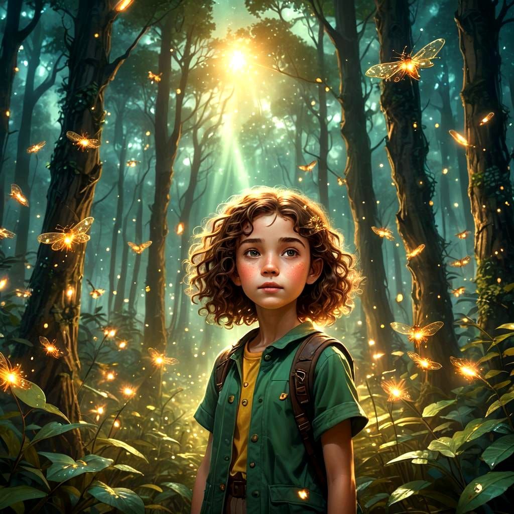 AI-Generated Gorgeous Forest Landscape