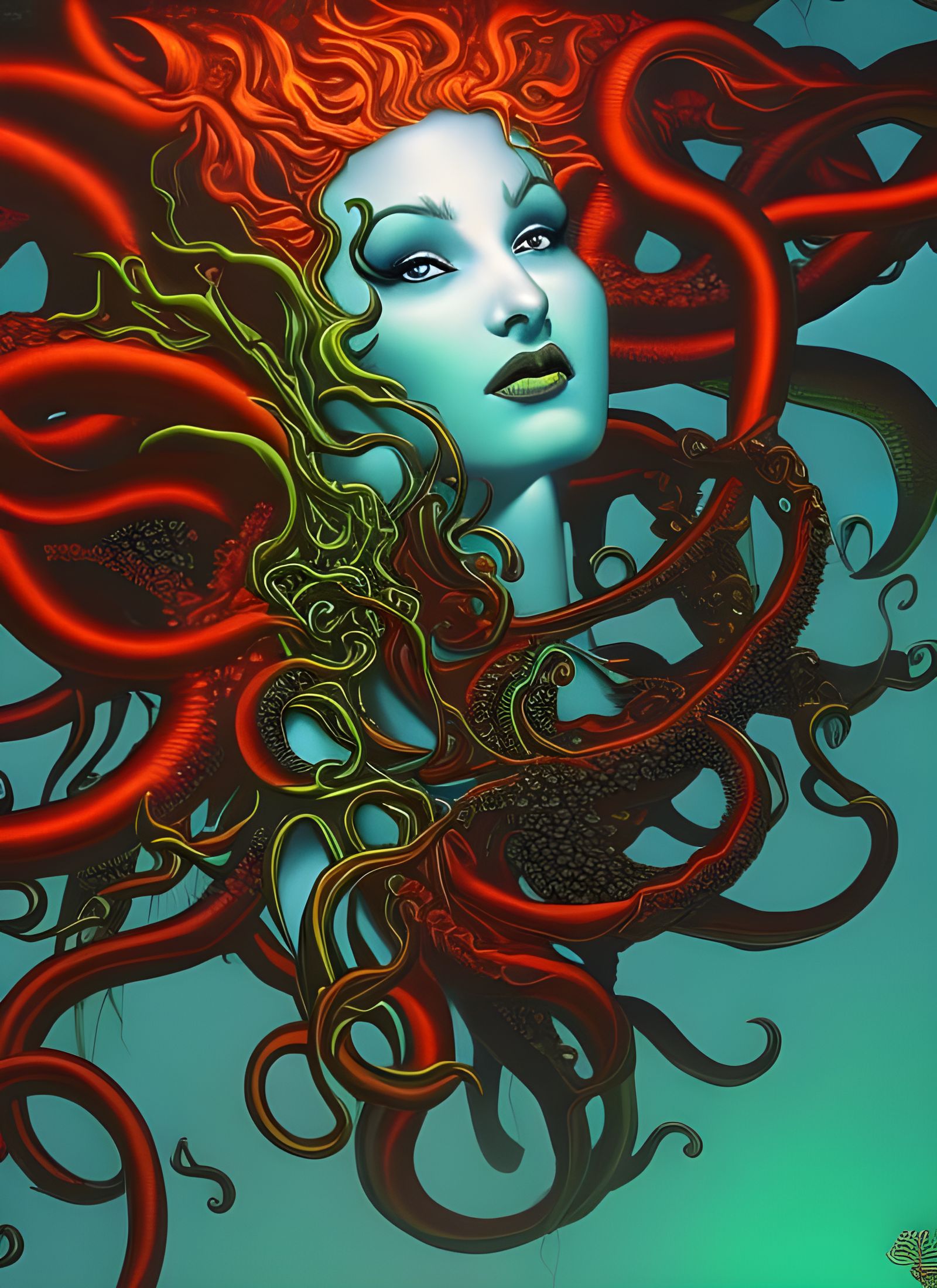 Eldritch Goddess of Fractals in 3D