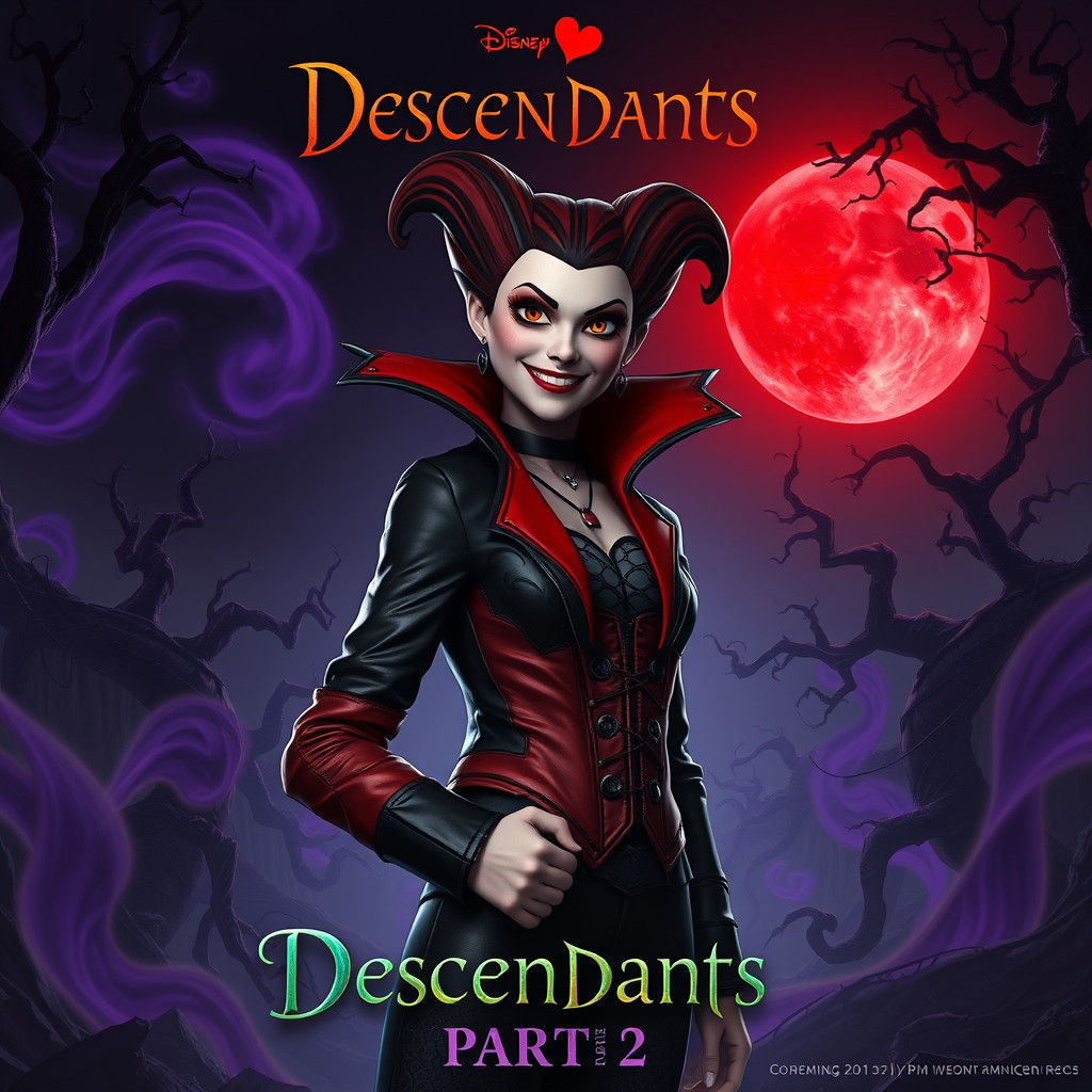 Queen of Hearts in Descendants: Rise of Red Poster
