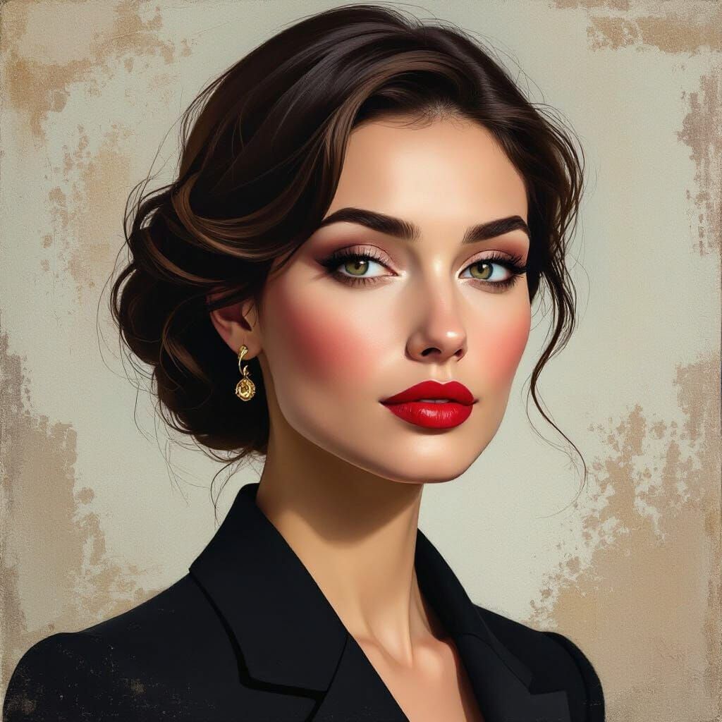 Of Picasso geometric cubism 3D with delicately abstract elements that give the painting a contemporary and modern charac...