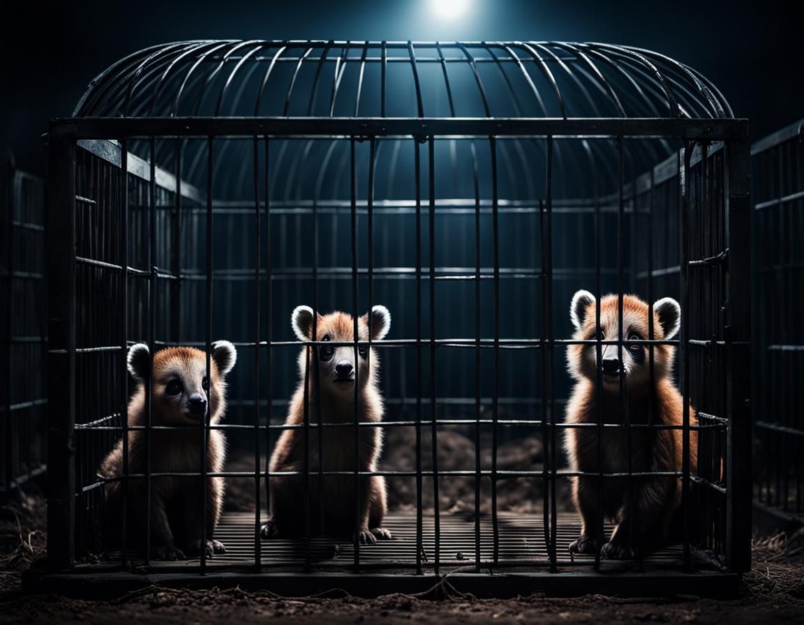 Creepy Abandoned Zoo at Night in 8K