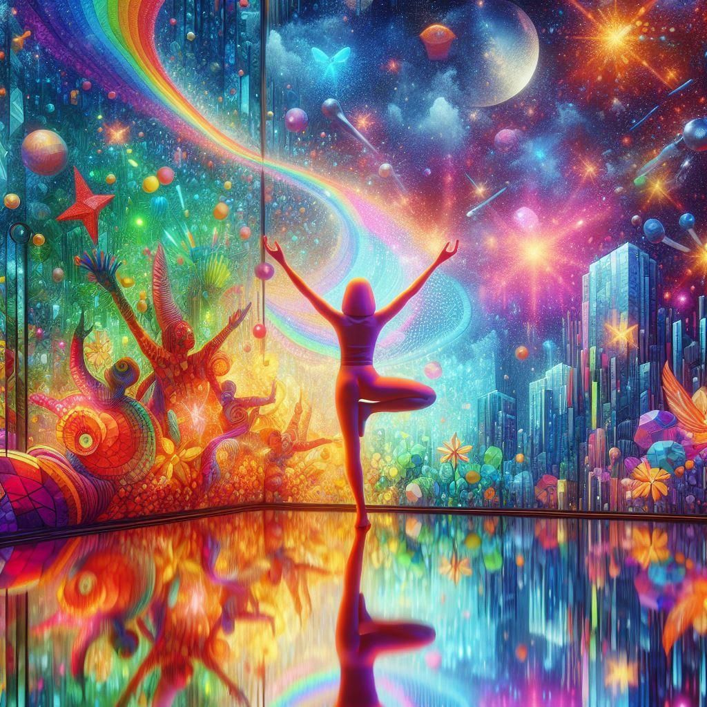 Person Performing Yoga Pose