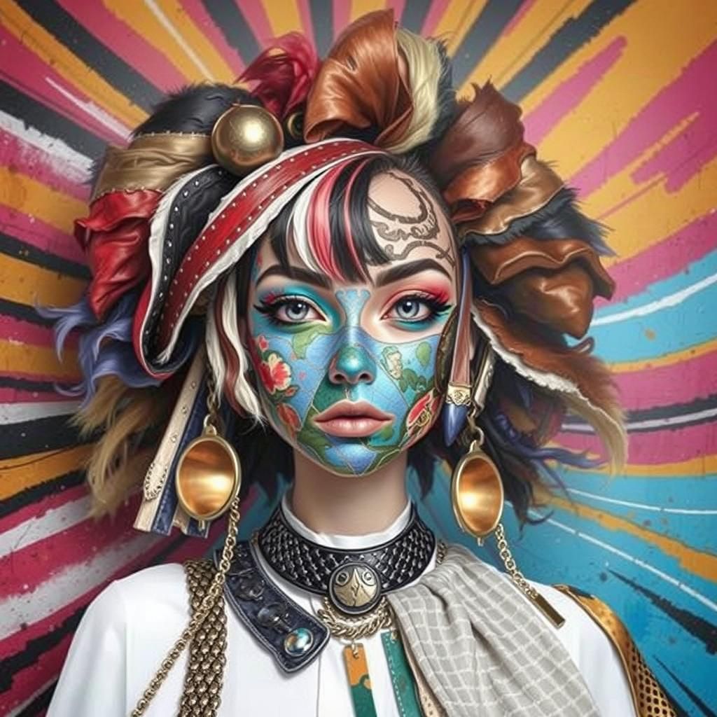 Assorted Leather Textures and Patchwork Composition