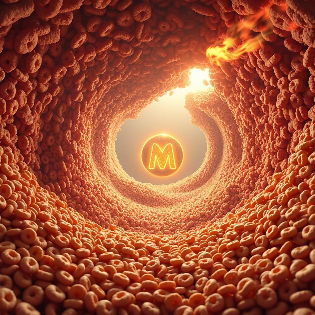 Majestic Cheerios Vortex in Fantasy Detail