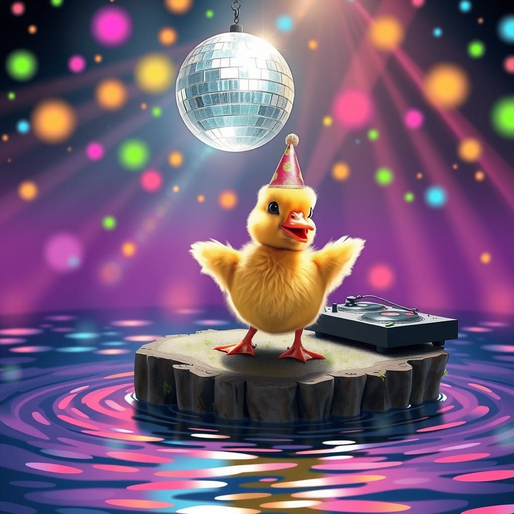 Duckling Disco Party on Shimmering Island
