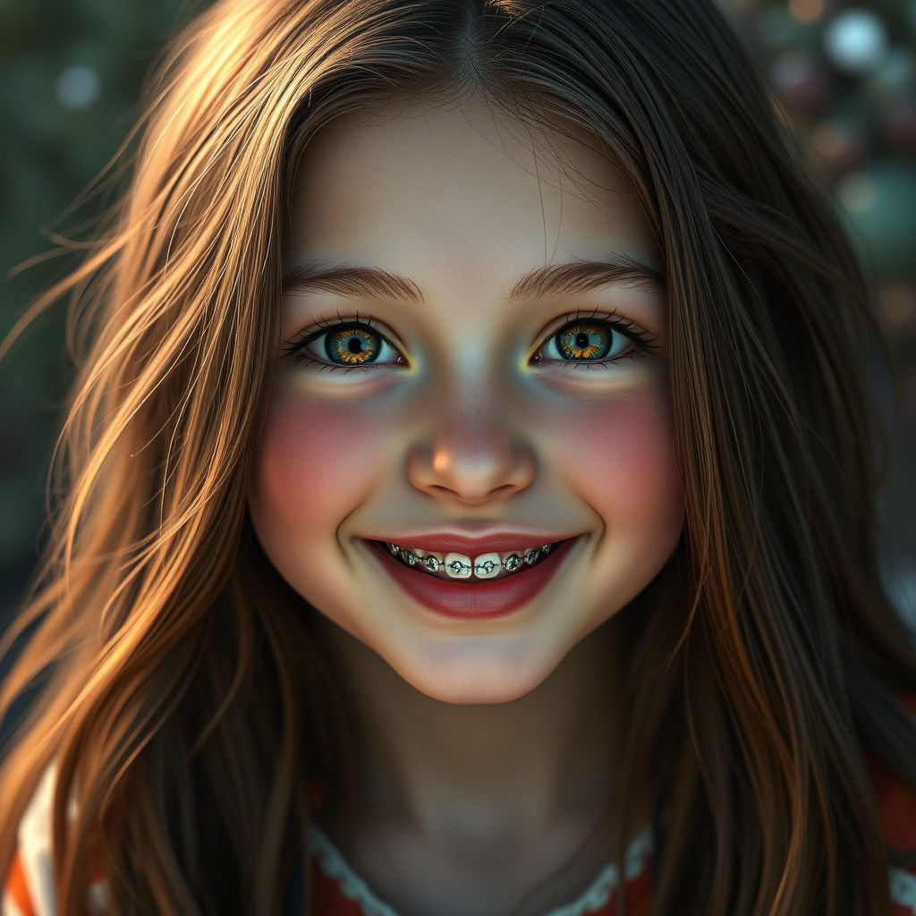 Girl with Braces: Matte Painting Inspired by Fantasy Art