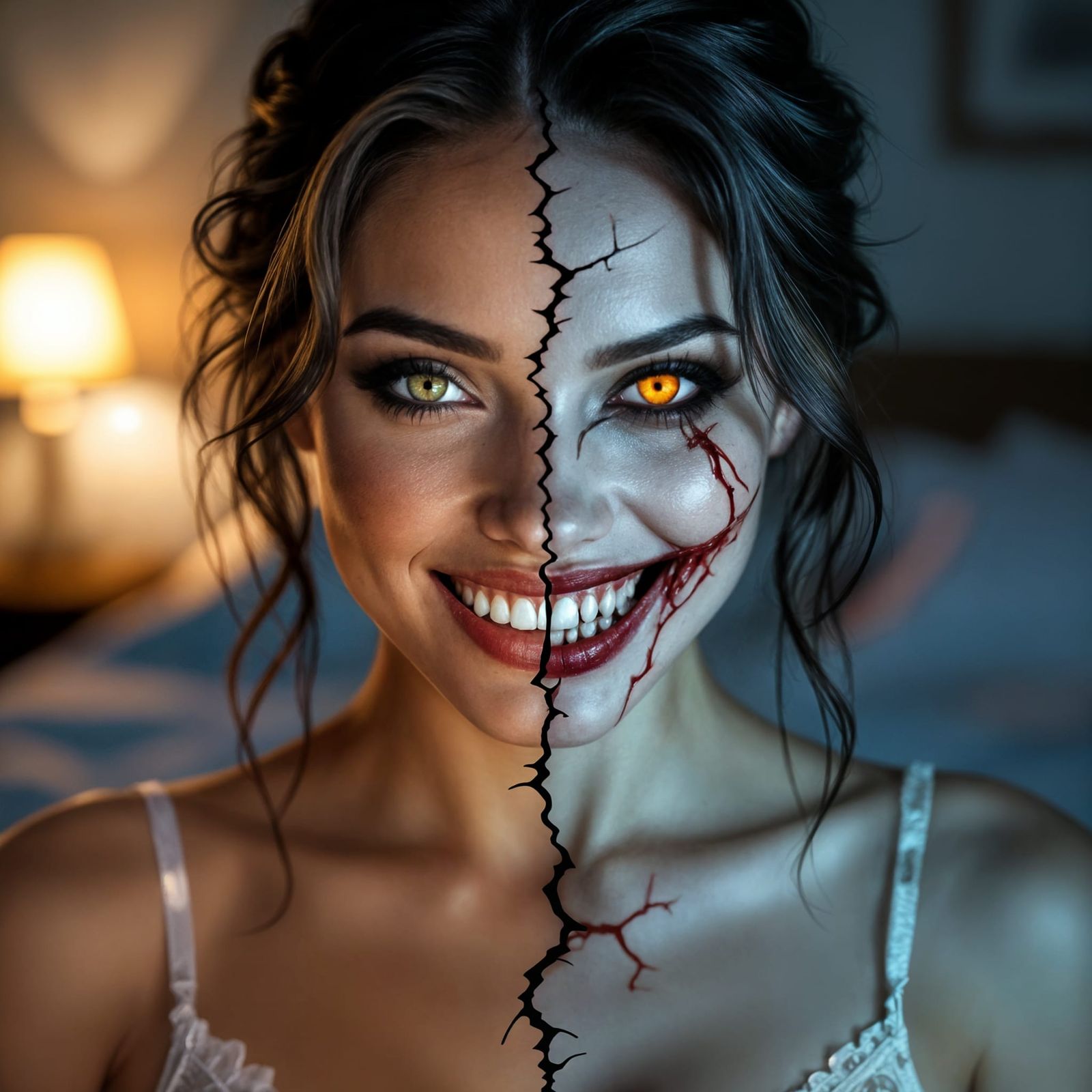 Surreal Portrait: Desire and Fear in High Contrast