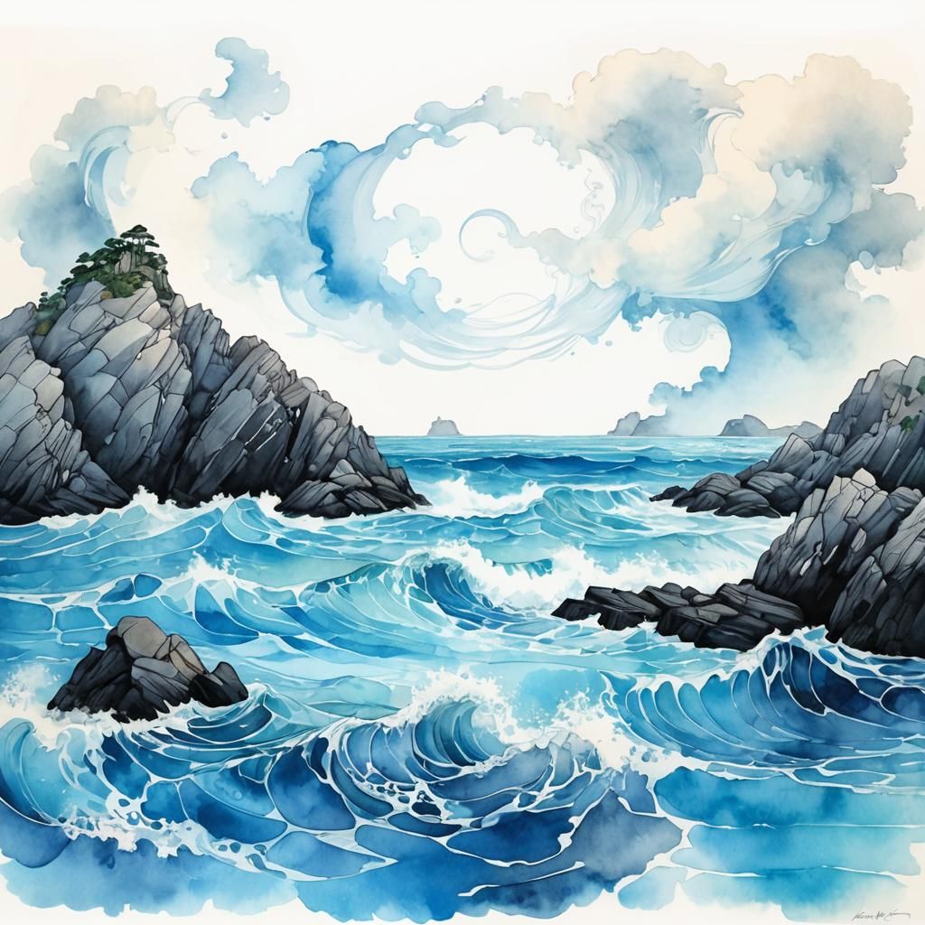 Only the rocks and the sea