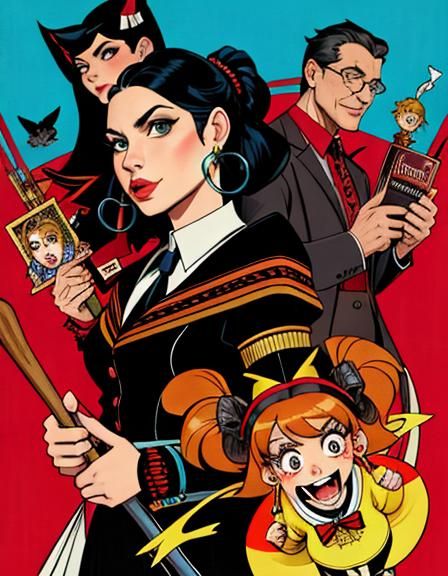 Powerpuff Girls Reimagined with Dark Undertones