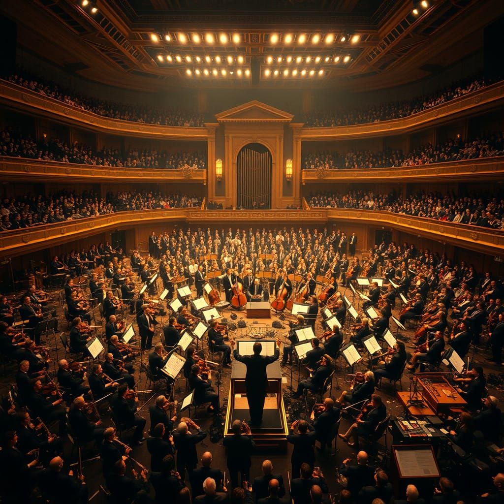 Majestic Orchestra in Cinematic Grandeur