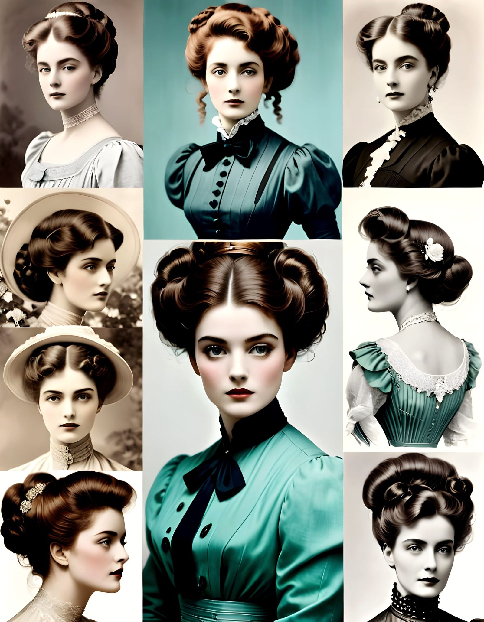 Gibson Girl Art Nouveau Inspiration