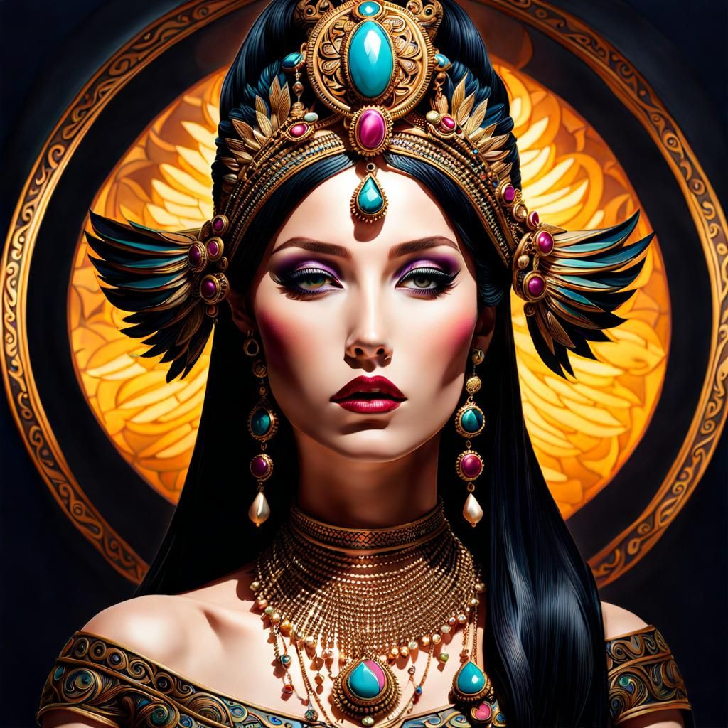 AI Generated Image of a Goddess