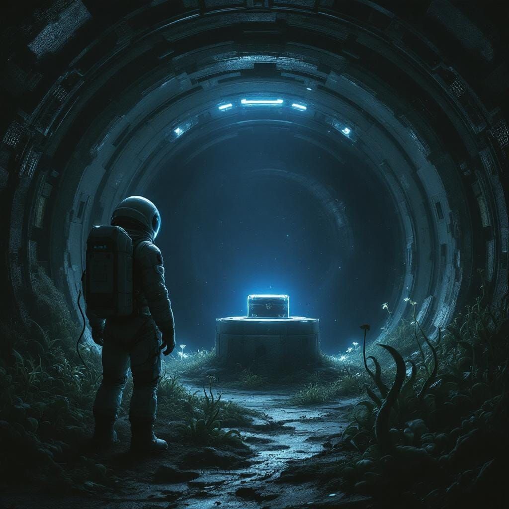 Astronaut Finds Derelict Ship in Deep Space