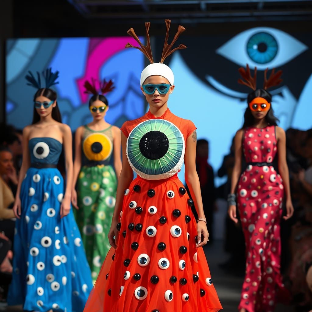 Eye Inspired Fashion Show Outfits