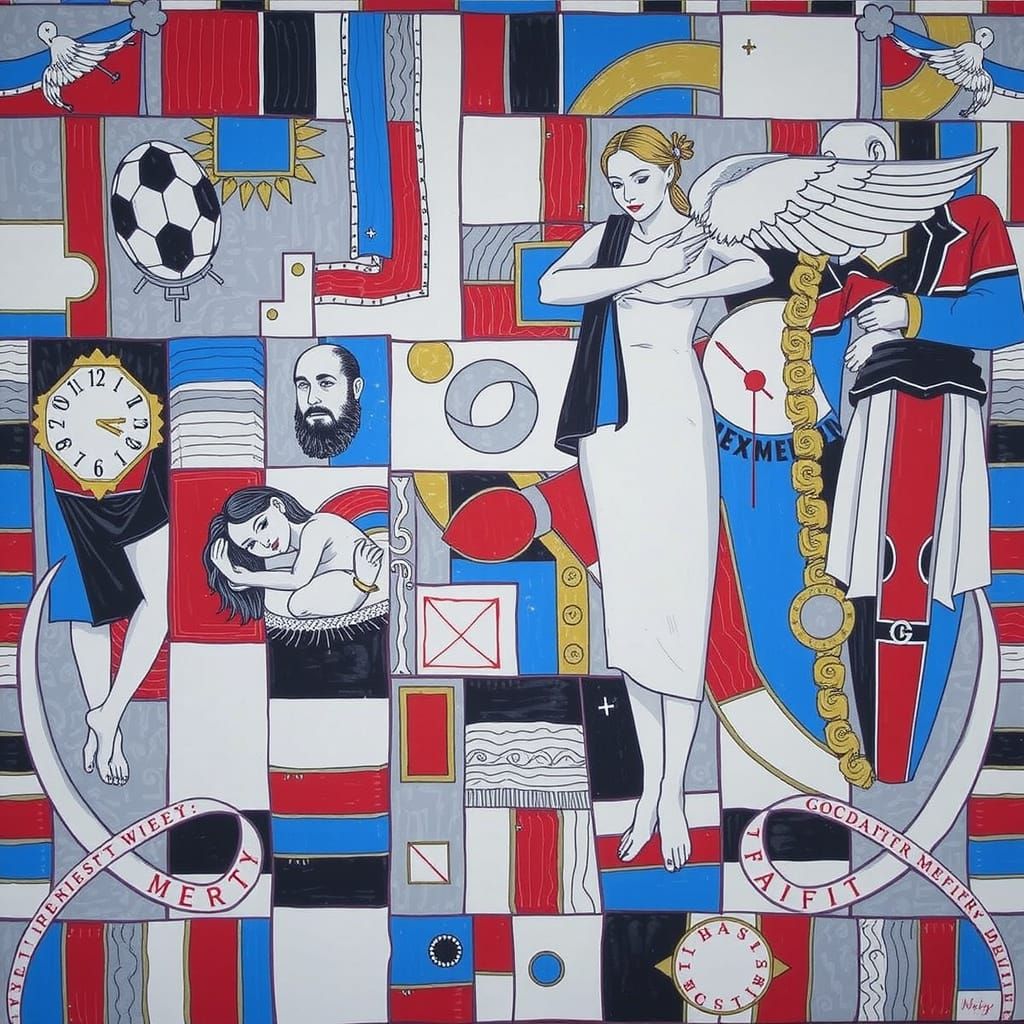 Symbolic Representation of Life, Death, and Infinity