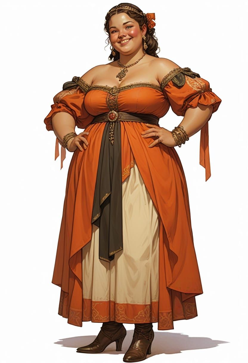 Renaissance Girl in Fantasy Art Style