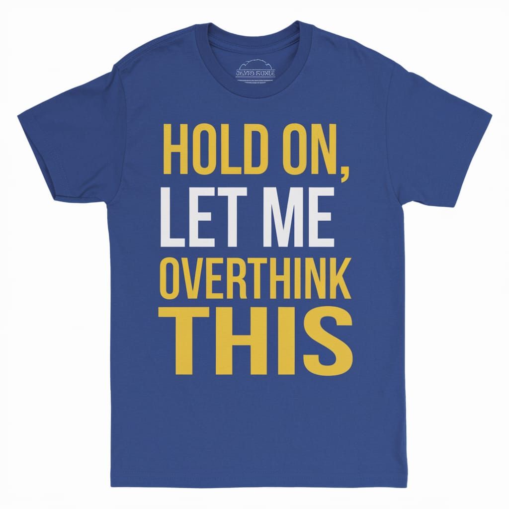 T-Shirt with Bold Typography Slogan