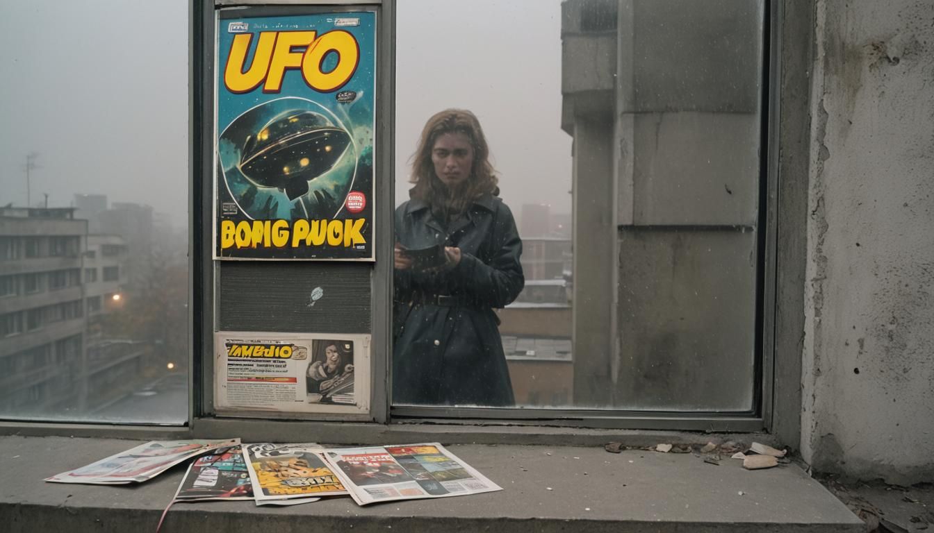 Chernobyl Window: Retro Comic Book Meets UFOs