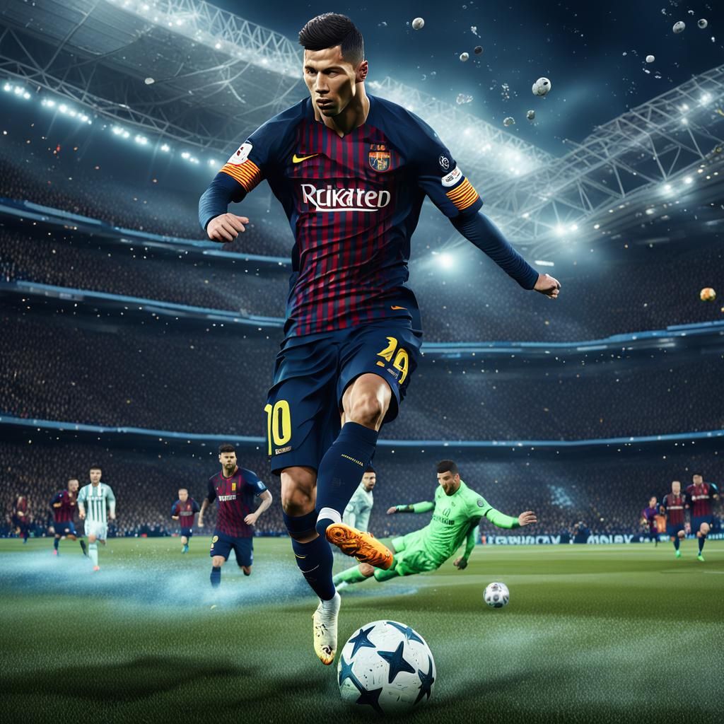 Champions League Soccer Stars: Detailed Fantasy Art
