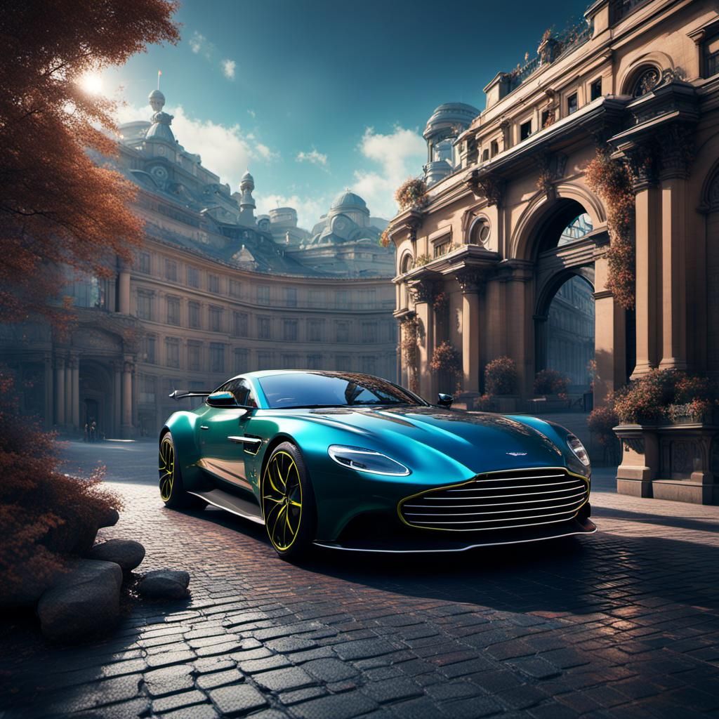 Aston Martin F1: Detailed Matte Painting