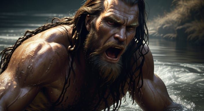 Charlton Heston as Intense John the Baptist in Cinematic Mas...