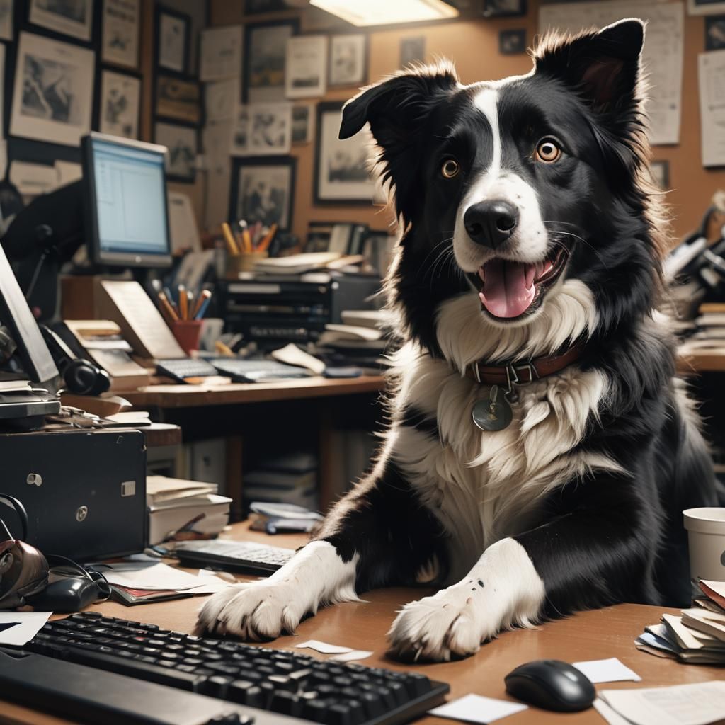 A modern Border Collie at Work