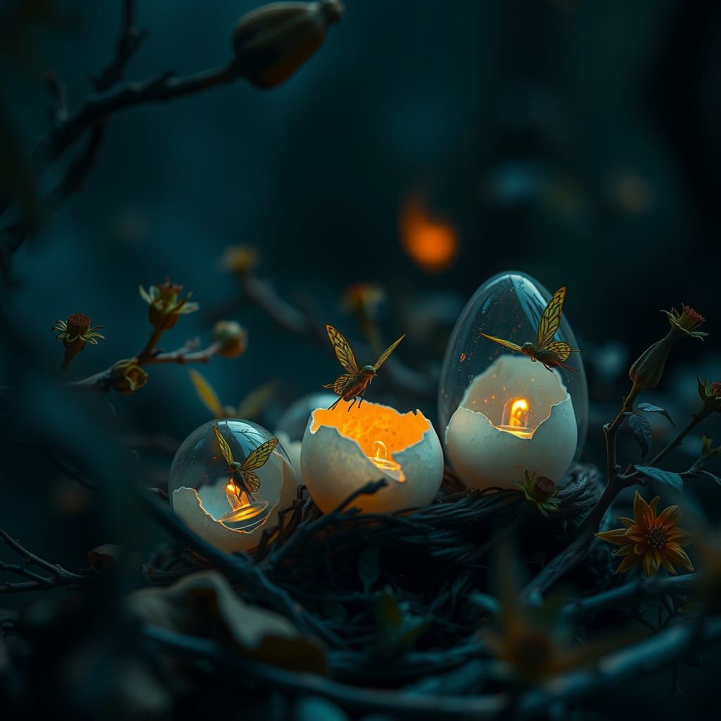 Fairies Hatching (Flux Schnell)