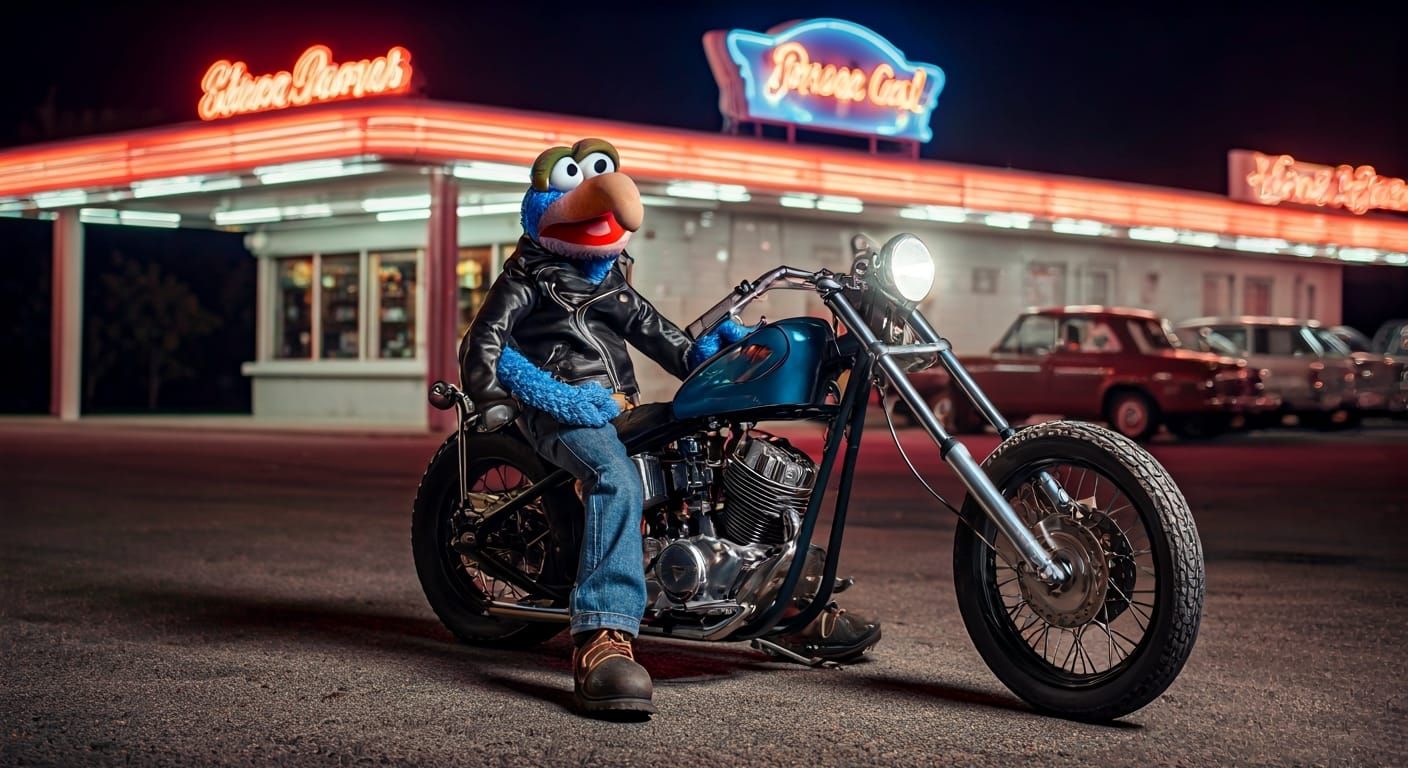 Cool Gonzo just handing around