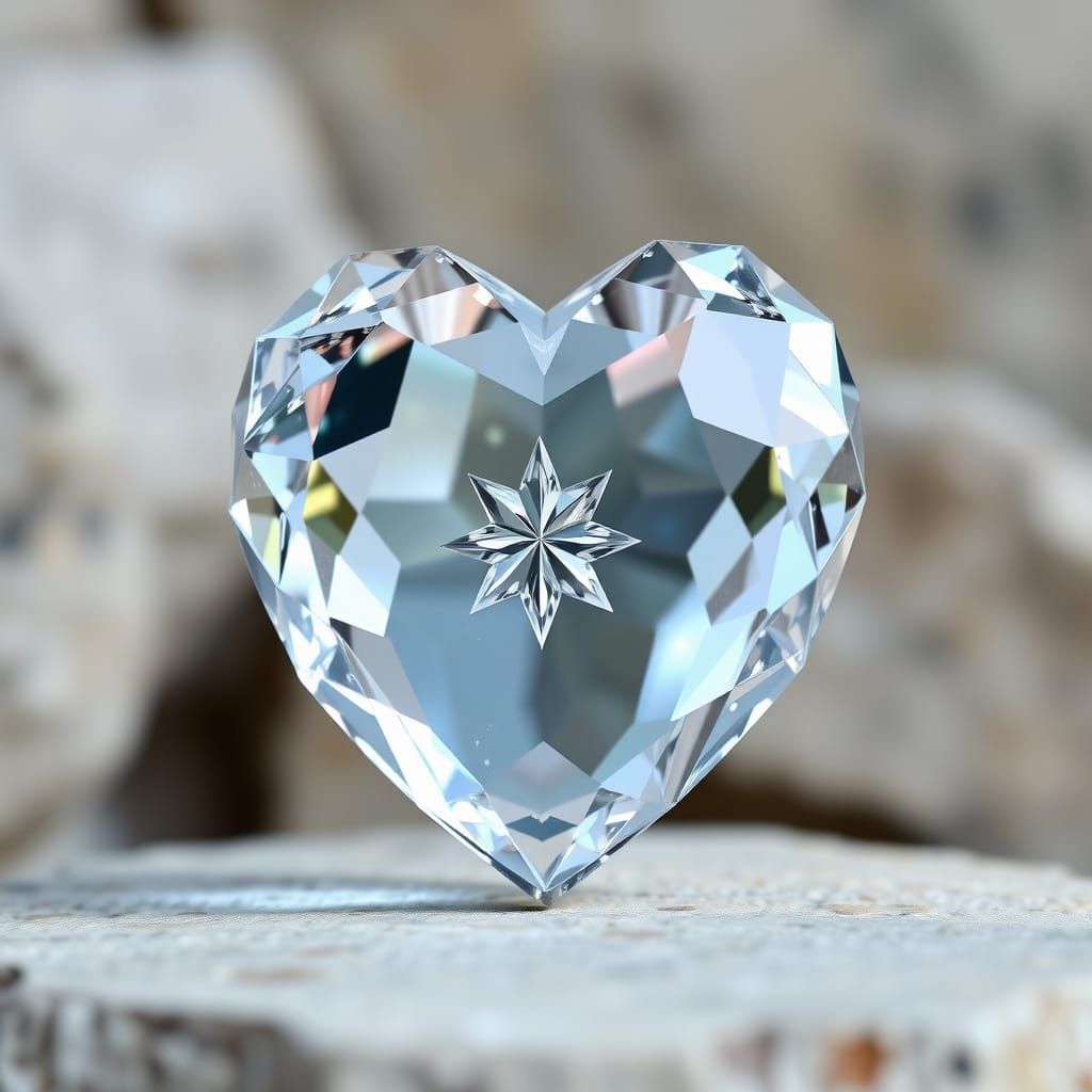 Majestic Heart Crystal