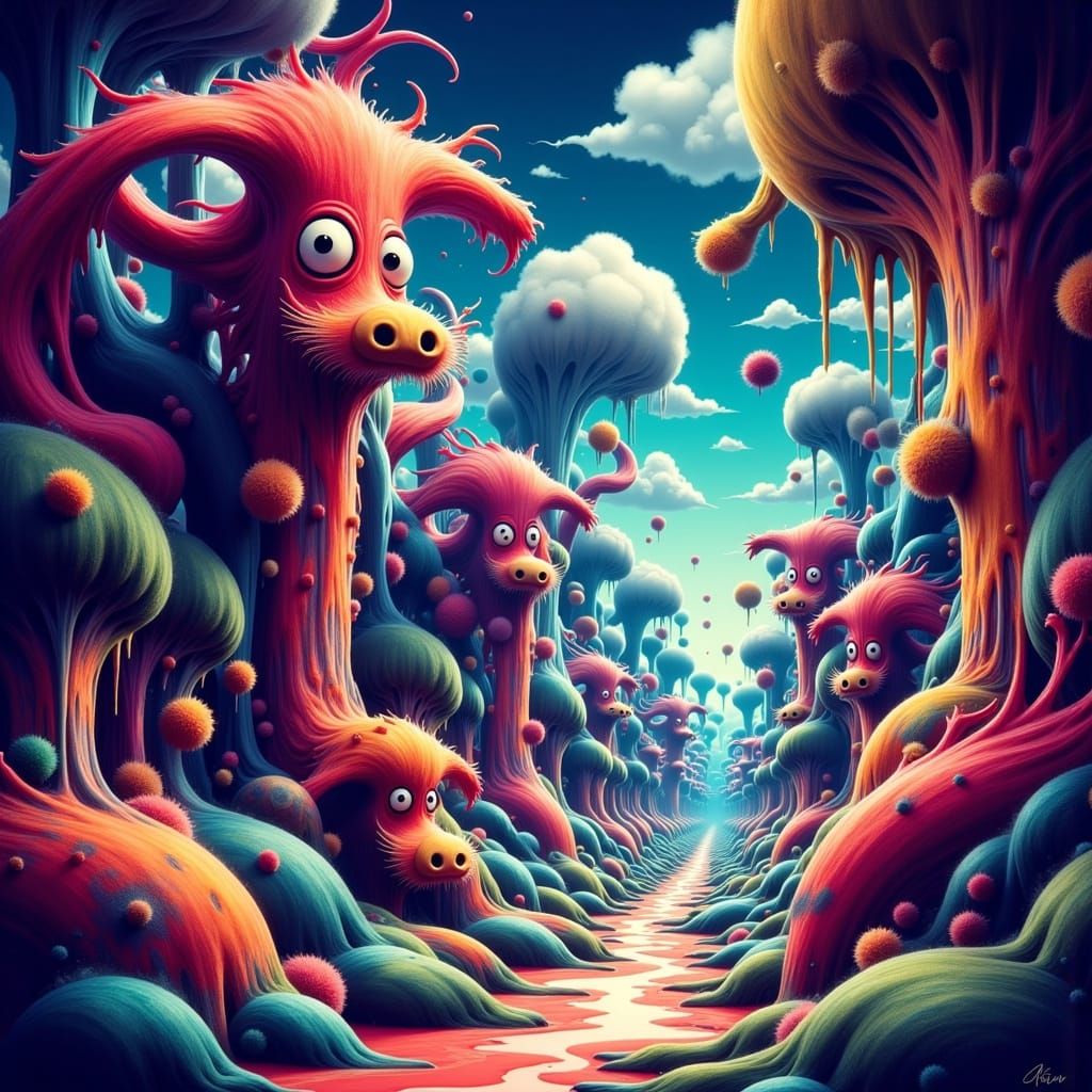 Mister Mxyzptlk and Sheogorath in Surreal Encounter