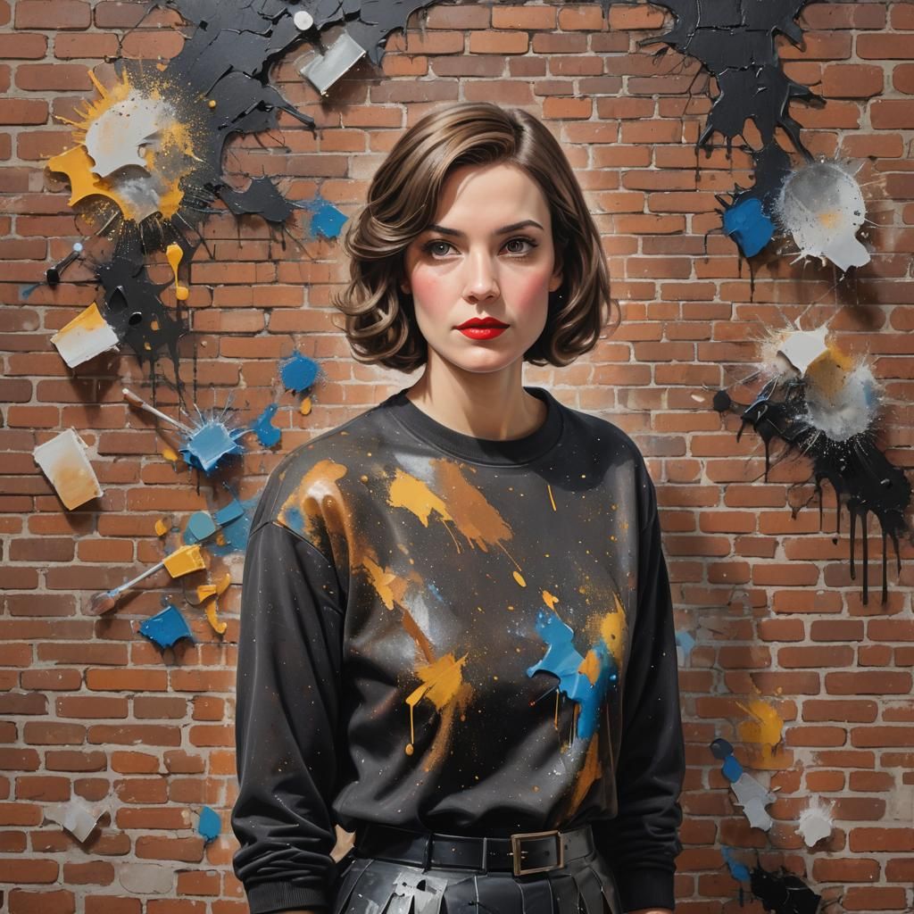 Hyperrealistic Artist Creates 1930s Goddess Mural