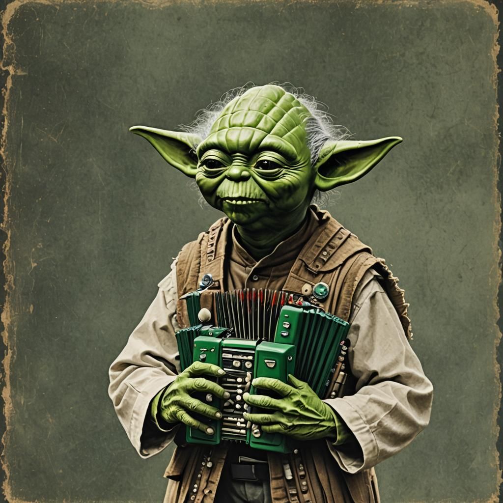 Yoda Plays Zydeco Accordion