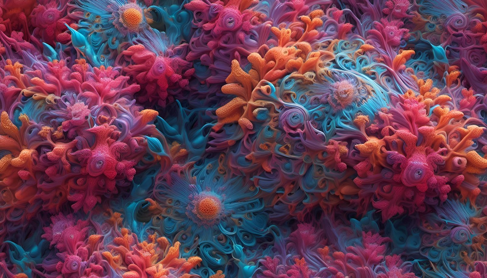 Complex 3D Fractals with Volumetric Depth