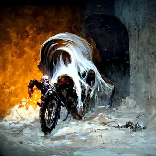 Ghost Rider: Gothic Horror Art