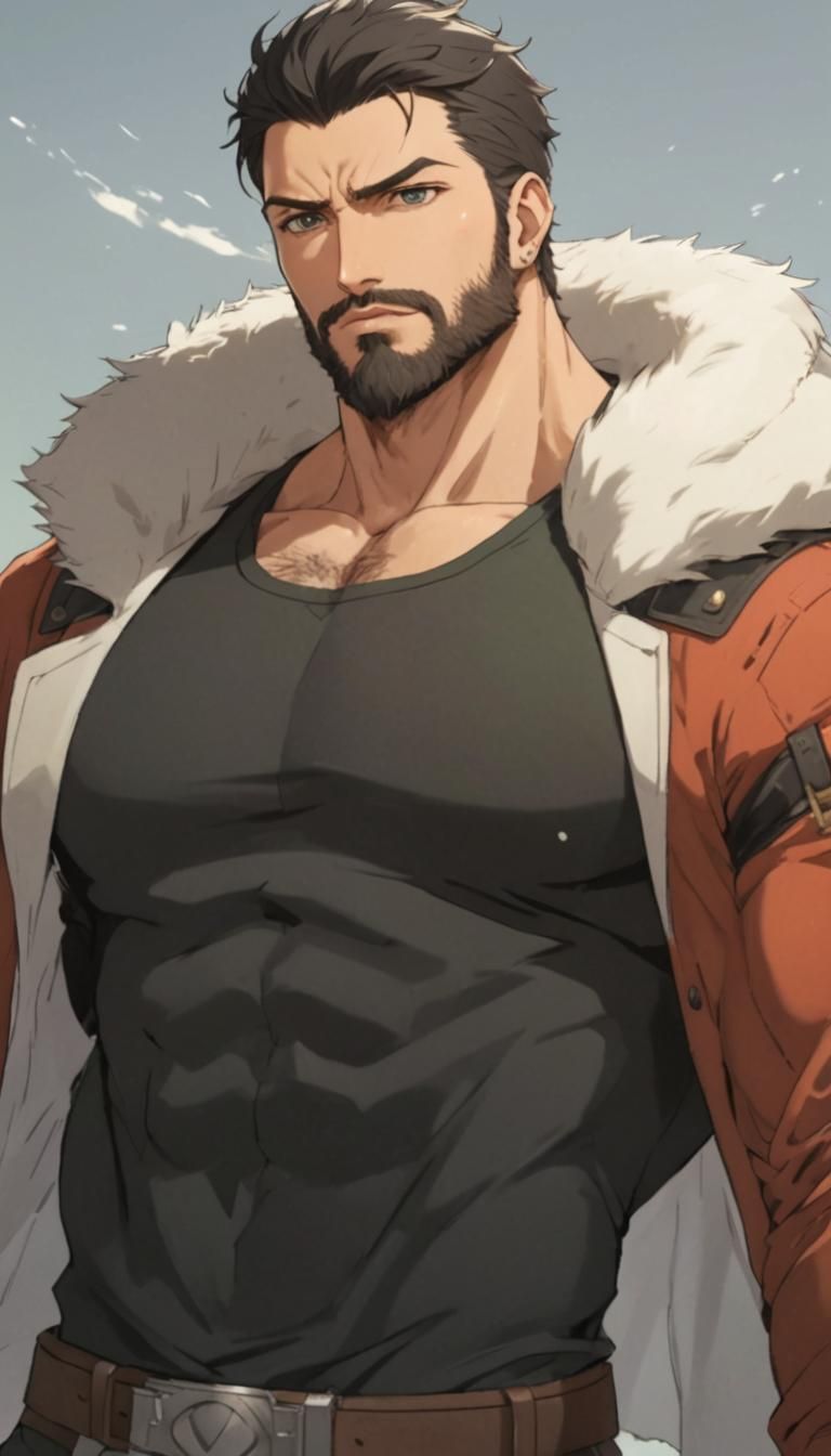 Handsome Anime King of Time with Emerald Eyes