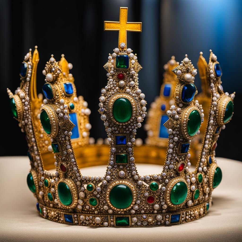 Photograph of the Holy Crown of Hungary