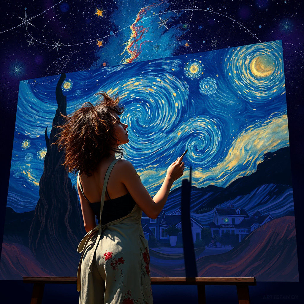 Starry Night Inspiration: A Painter's Dream