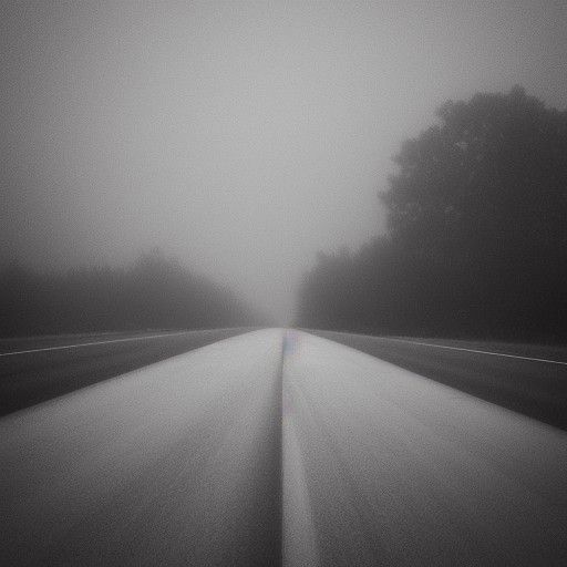Sinister Liminal Highway at Night