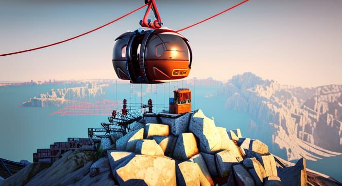 Mountain Ropeway Powered by Renewable Energy