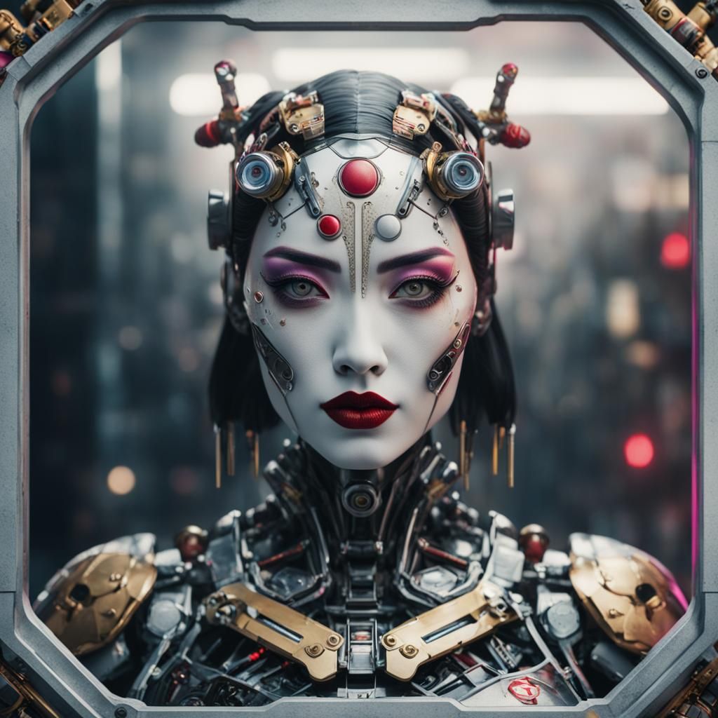 Futuristic Robotic Geisha and Superhero Fairies